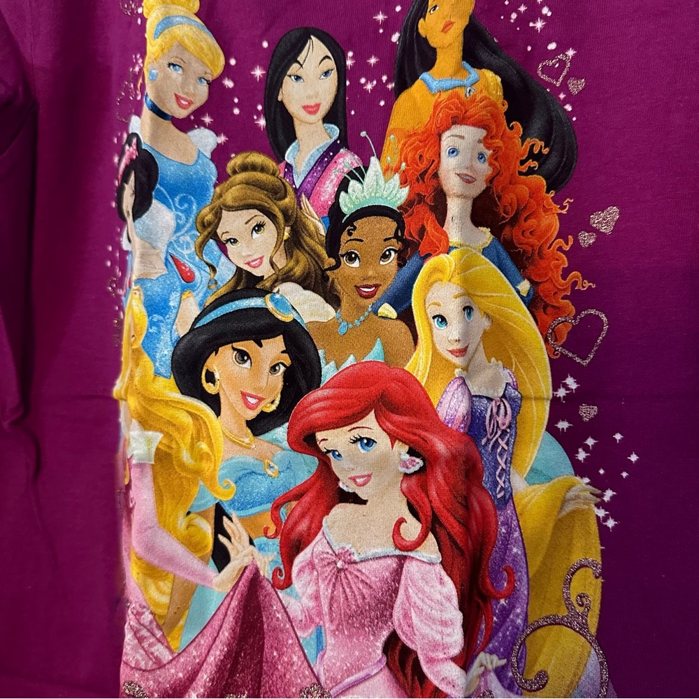 NWT Disney princess t-shirt. 10/12 girls - Picture 5 of 7